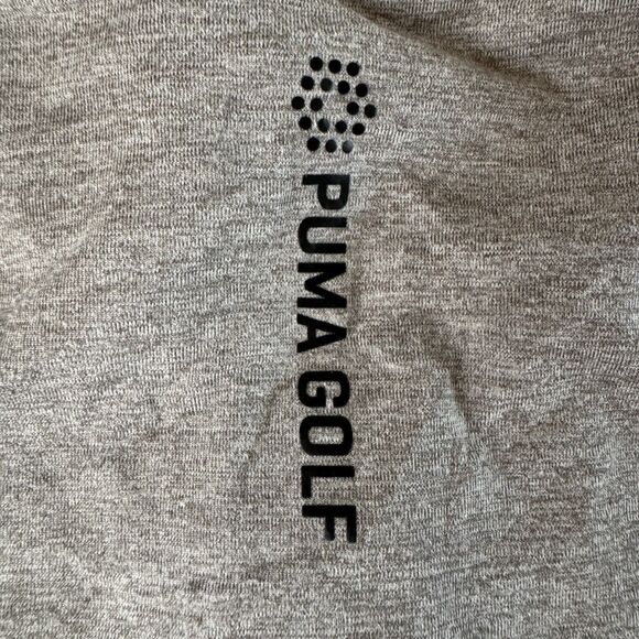 Puma Mens Medium Gray Outdoors Golf 1/4 Zip Pullover Lanier Islands - Picture 10 of 15